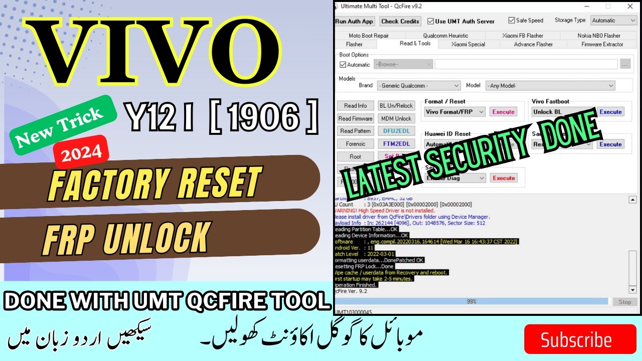 Vivo Y12i ( Vivo 1906 / Vivo PD1930CF ) FRP Bypass & Vivo Y12i ( Vivo 1906 / Vivo PD1930CF ) FRP Bypass &