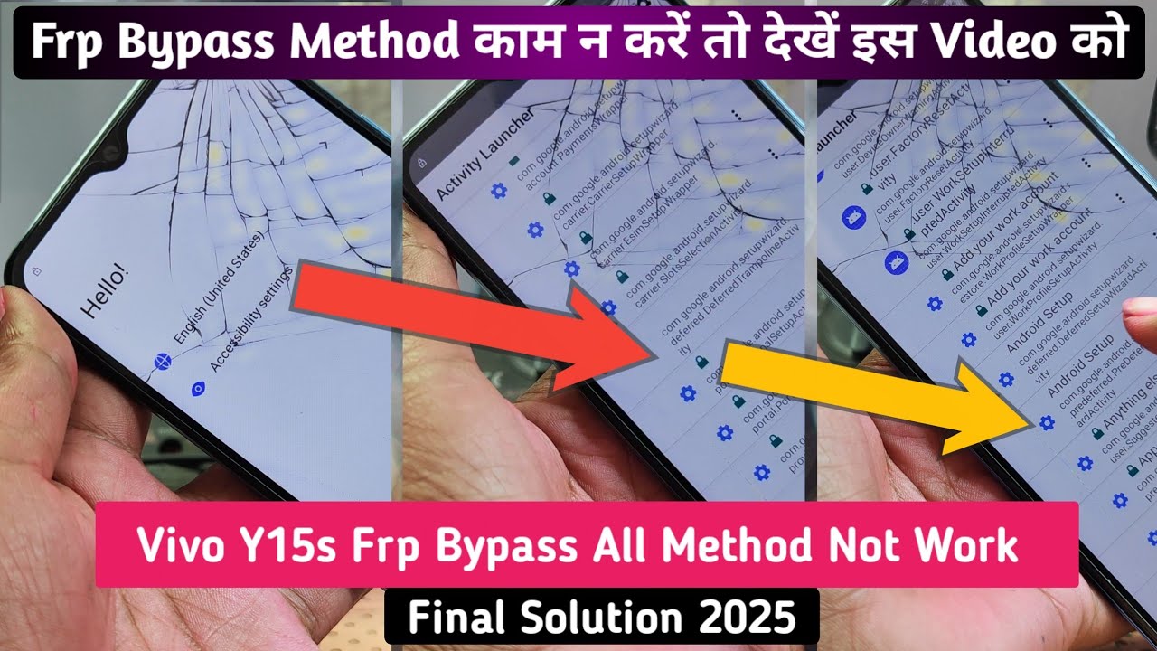 Having trouble bypassing the Frp on Vivo Y15s (PD2140)? Having trouble bypassing the Frp on Vivo Y15s (PD2140)?