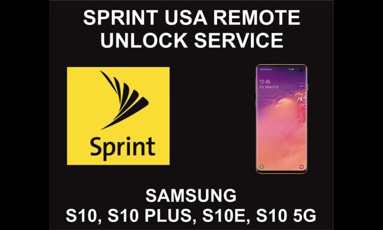 Sprint USA Samsung Unlock Service, Samsung S10, S10 Sprint USA Samsung Unlock Service, Samsung S10, S10