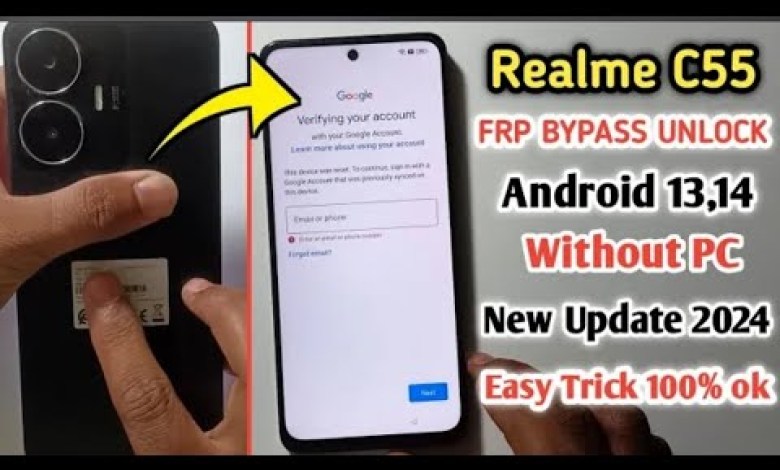 Realme C55 FRP Bypass Android 13, 14 Update 2024 | Realme C55 FRP Bypass Android 13, 14 Update 2024 |