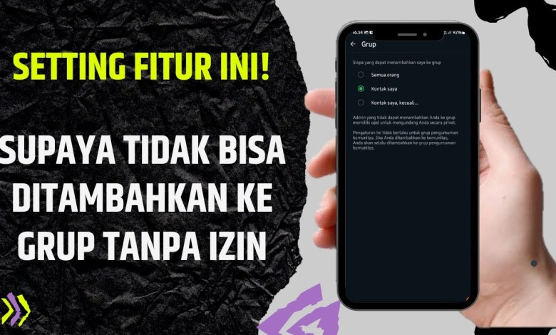 How to Stop Being Added to Groups How to Stop Being Added to Groups