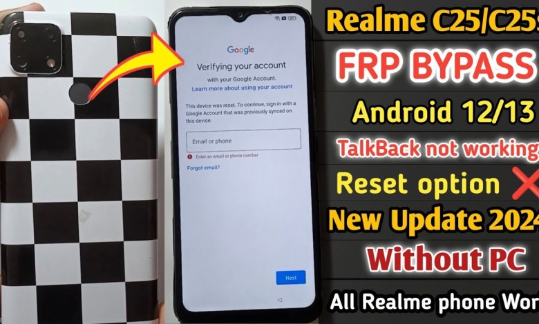 Realme C25s/C25 Frp Bypass Android 13 | No Talkback | Realme C25s/C25 Frp Bypass Android 13 | No Talkback |