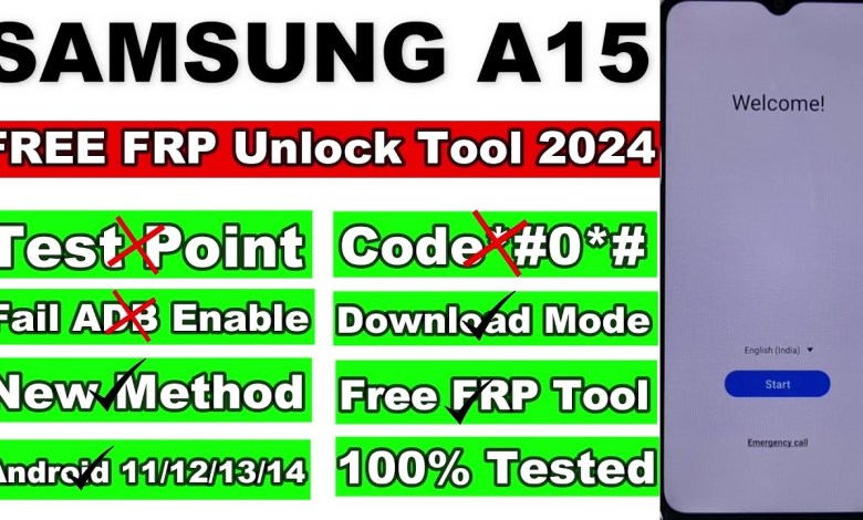 Samsung A15 FRP Bypass Unlock Tool Android 14 | All Samsung A15 FRP Bypass Unlock Tool Android 14 | All