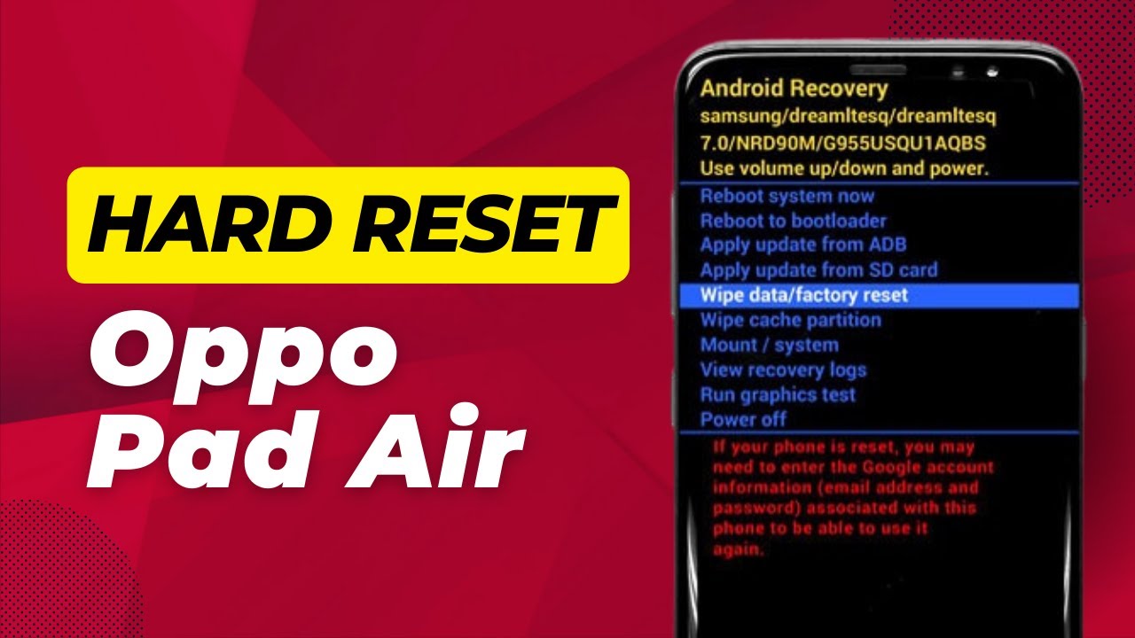 How To Hard Reset Oppo Pad Air – Full Guide How To Hard Reset Oppo Pad Air – Full Guide