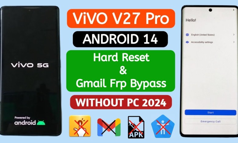Vivo V27 Pro Hard Reset & Frp Bypass Android 14 WITHOUT Vivo V27 Pro Hard Reset & Frp Bypass Android 14 WITHOUT