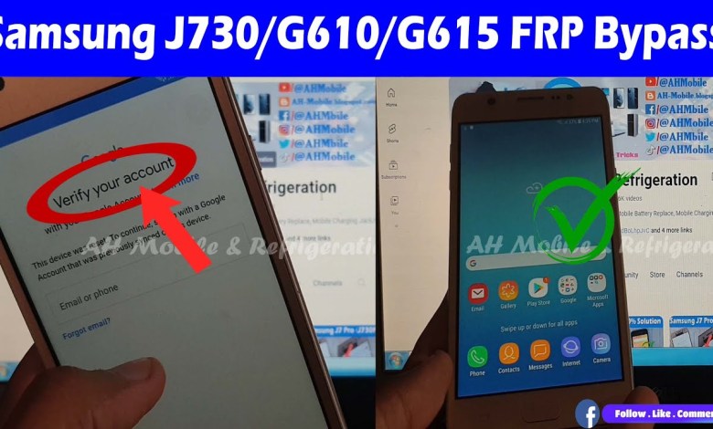 Samsung G615f/G610f/J730f FRP Bypass Android 8.1.0 | Samsung G615f/G610f/J730f FRP Bypass Android 8.1.0 |