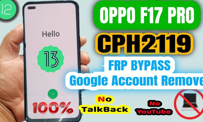Oppo F17 pro frp bypass | Google account remove without Oppo F17 pro frp bypass | Google account remove without