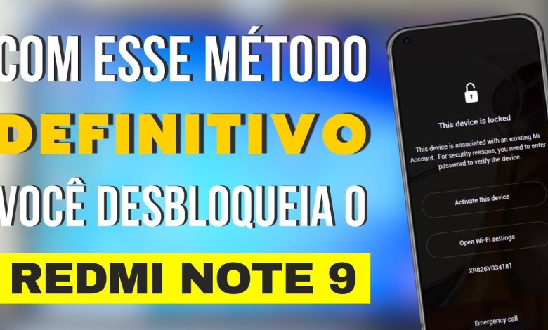 Learn how to unlock RedMi Note's Mi Cloud Learn how to unlock RedMi Note's Mi Cloud