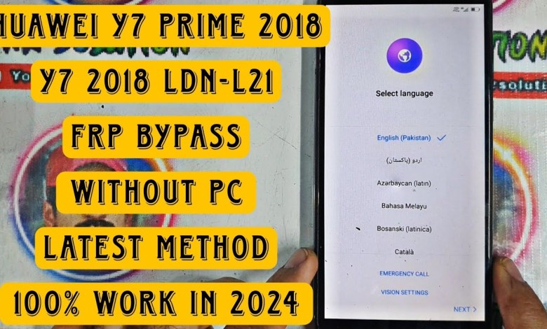 Huawei Y7 / Y7 Prime 2018 LDN-L21 FRP Bypass Android Huawei Y7 / Y7 Prime 2018 LDN-L21 FRP Bypass Android
