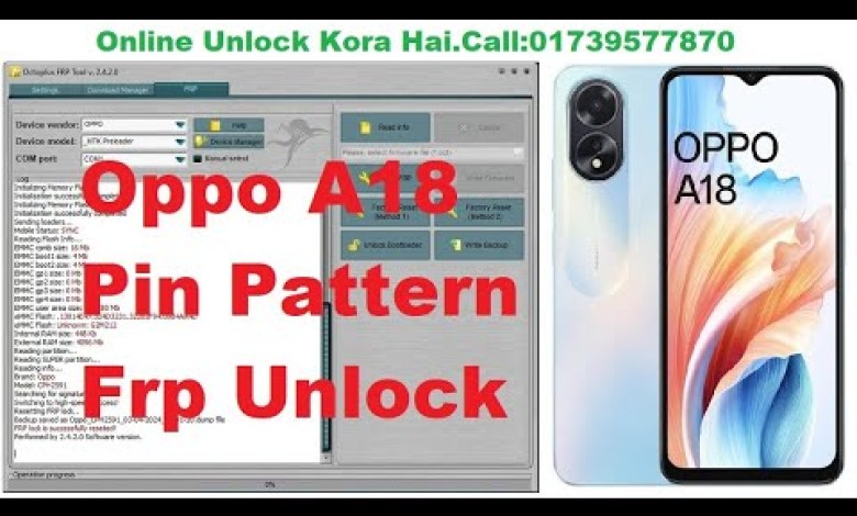 Oppo A18 Pin Pattern Frp Unlock Octoplus FRP Tool By Oppo A18 Pin Pattern Frp Unlock Octoplus FRP Tool By