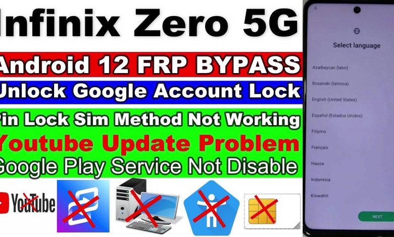 Infinix Zero 5G FRP Bypass Android 12 Without Pc | Infinix Zero 5G FRP Bypass Android 12 Without Pc |