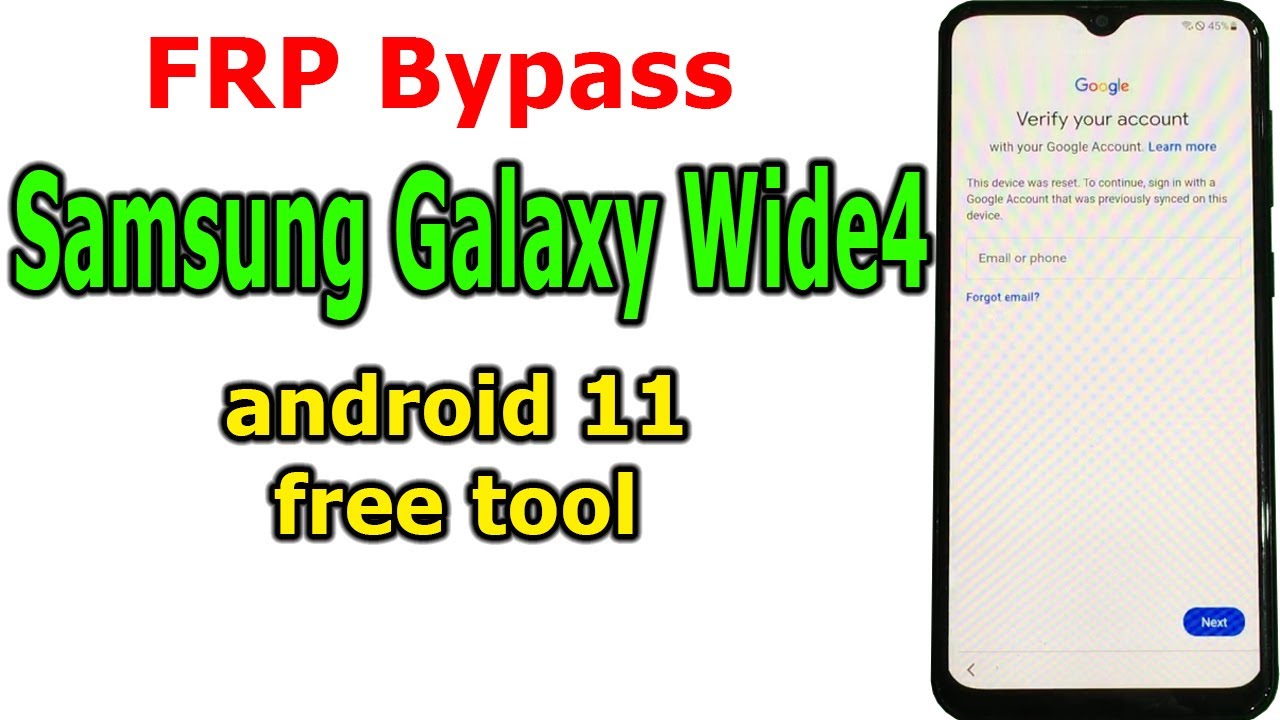 FRP Bypass Google Account Lock Samsung Galaxy FRP Bypass Google Account Lock Samsung Galaxy