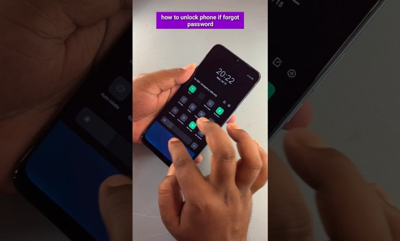how to unlock phone if forgot password #shorts how to unlock phone if forgot password #shorts