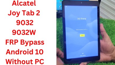 Unlock Alcatel Joy Tab 2 (9032/9032W) from FRP Lock on Android 10 – How to? Unlock Alcatel Joy Tab 2 (9032/9032W) from FRP Lock on Android 10 – How to?