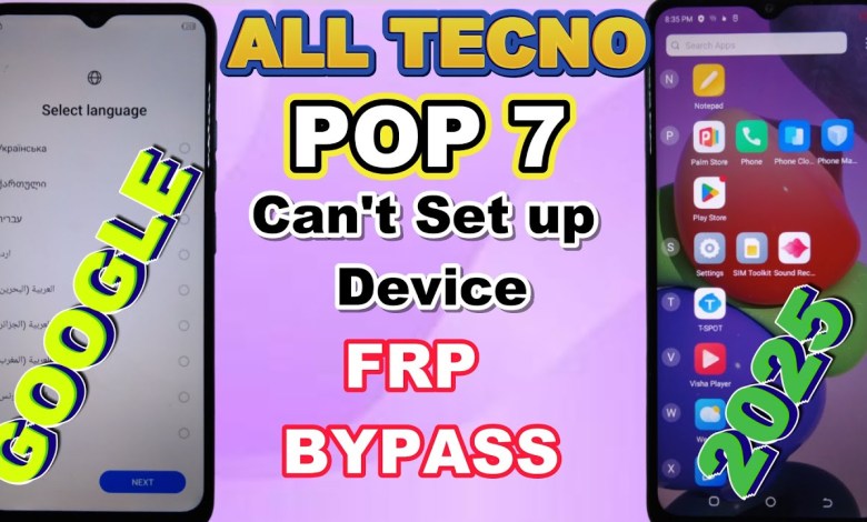 Trouble setting up your Tecno POP 7? Learn how to bypass FRP in this article! Trouble setting up your Tecno POP 7? Learn how to bypass FRP in this article!