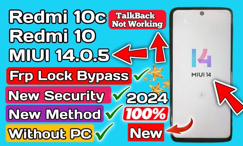 Redmi 10c Frp bypass miui 14.0.5 || Redmi 10 frp bypass Redmi 10c Frp bypass miui 14.0.5 || Redmi 10 frp bypass