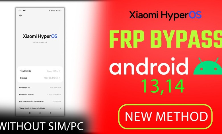 “New Method” Xiaomi HyperOS FRP Bypass Android 14 | “New Method” Xiaomi HyperOS FRP Bypass Android 14 |