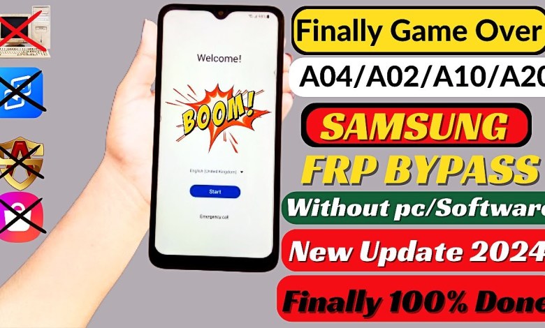 Samsung FRP Bypass 2024 | Samsung A02/A04/A10/A20 Samsung FRP Bypass 2024 | Samsung A02/A04/A10/A20