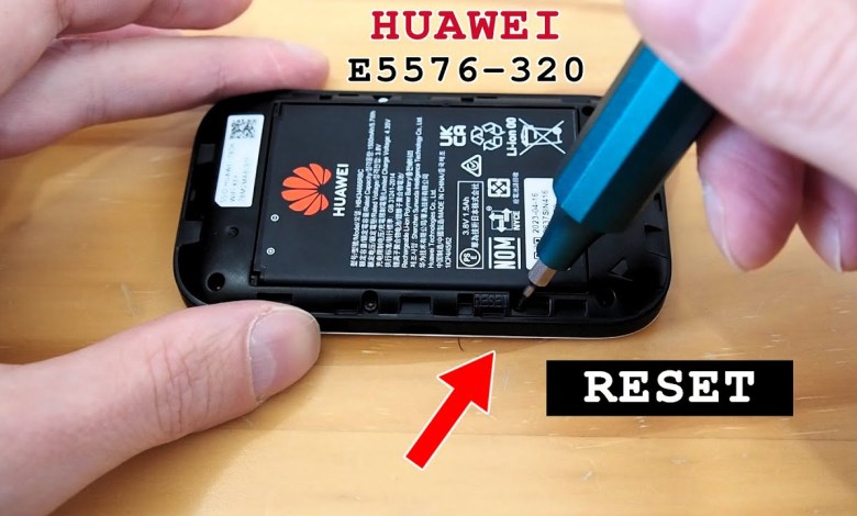Huawei E5576-320 mobile 4G router Wi-Fi • Factory reset Huawei E5576-320 mobile 4G router Wi-Fi • Factory reset