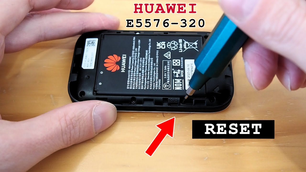 Huawei E5576-320 mobile 4G router Wi-Fi • Factory reset Huawei E5576-320 mobile 4G router Wi-Fi • Factory reset