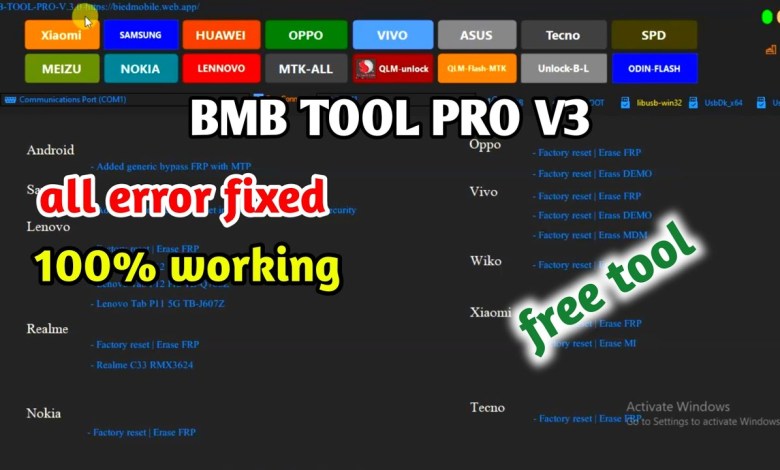 Bmb tool pro latest version | mediatek and qualcom free Bmb tool pro latest version | mediatek and qualcom free