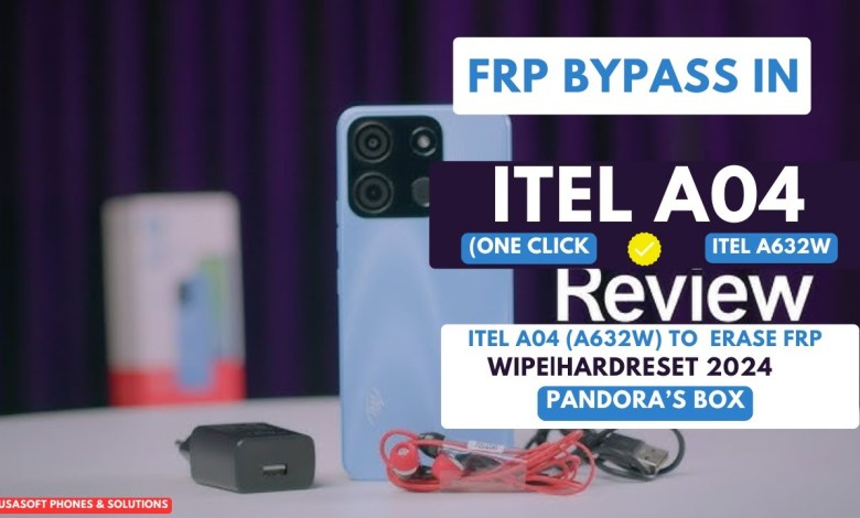 FRP BYPASS|REMOVE IN ITEL A04|ITEL A632W FRP BYPASS|REMOVE IN ITEL A04|ITEL A632W