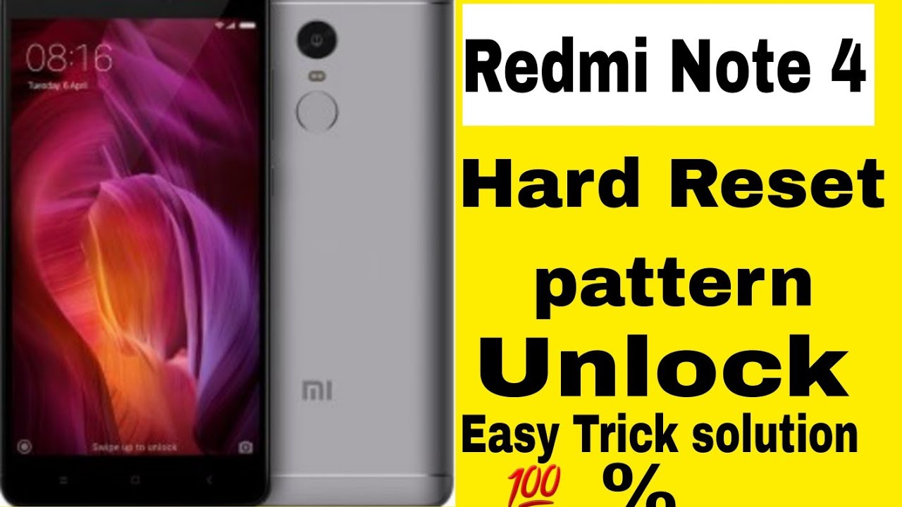 MI Redmi Note 4 Hard Reset/ Redmi Note4 Factory Data MI Redmi Note 4 Hard Reset/ Redmi Note4 Factory Data