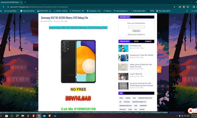 Samsung A52 5G A526U Binary U10 Debug File #gsmakd Samsung A52 5G A526U Binary U10 Debug File #gsmakd