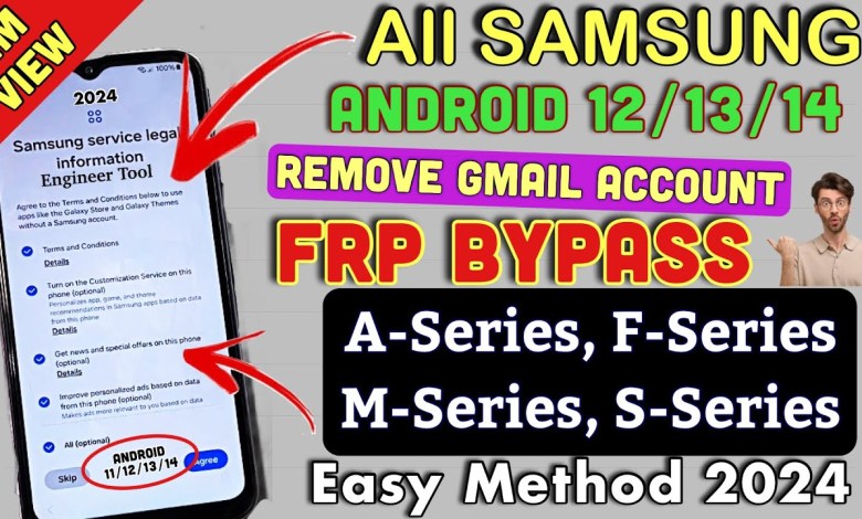 Unlock Samsung with New FRP Bypass Code 2024 | Explore Android 12/13/14 Features! Unlock Samsung with New FRP Bypass Code 2024 | Explore Android 12/13/14 Features!