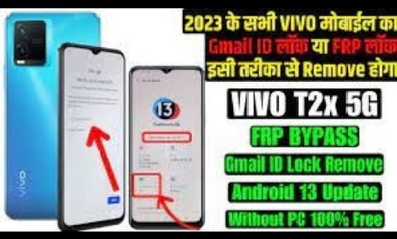 Vivo t2x 5g(V2253) frp Bypass without pc/Gsm devil/new Vivo t2x 5g(V2253) frp Bypass without pc/Gsm devil/new