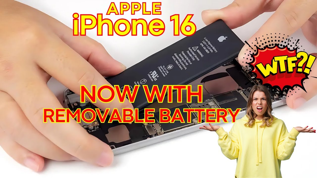 Apple iPhone 16 with Removable Battery & Backplate Apple iPhone 16 with Removable Battery & Backplate