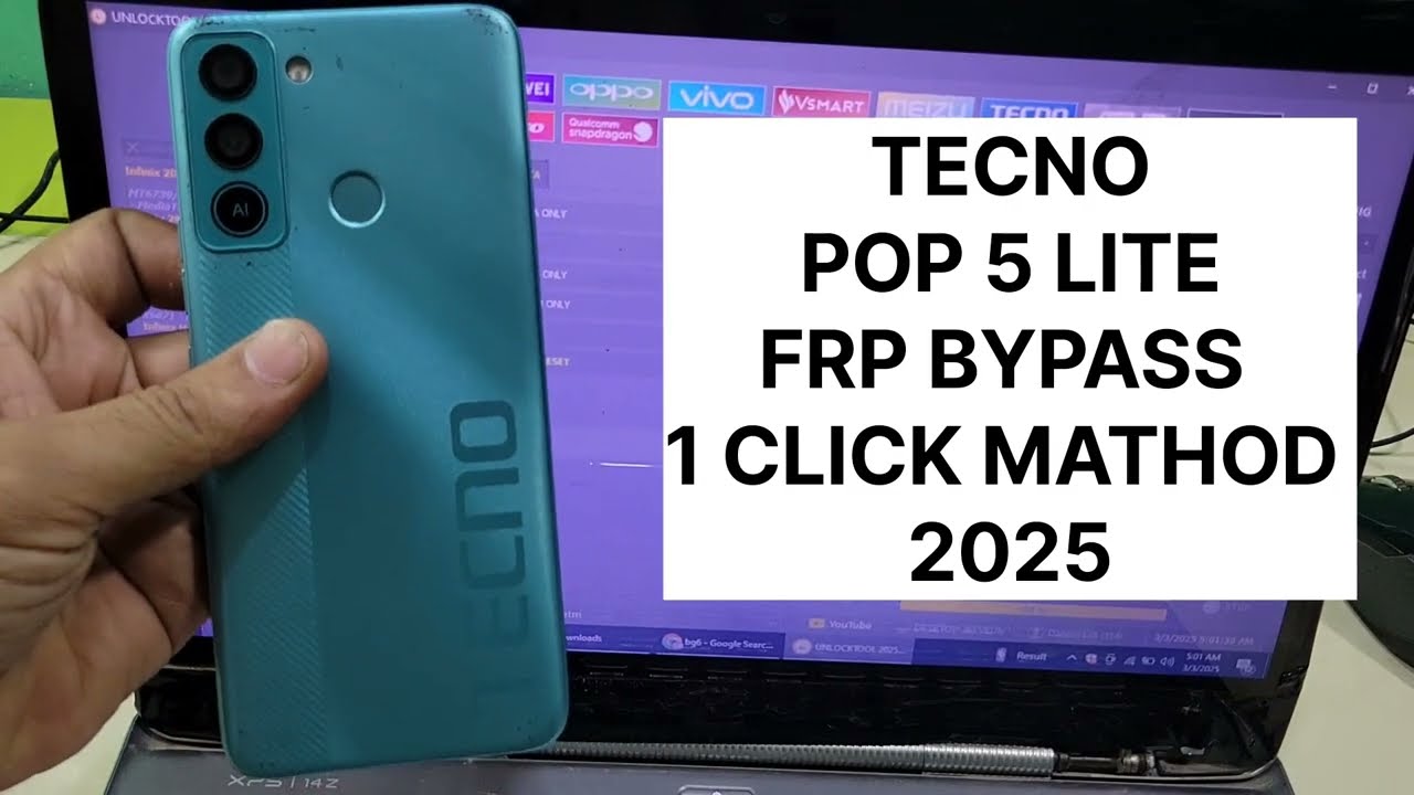 Unlocktool 1 Click Method for Bypassing FRP on Pop 5 LTE Pro: Find Out How! Unlocktool 1 Click Method for Bypassing FRP on Pop 5 LTE Pro: Find Out How!