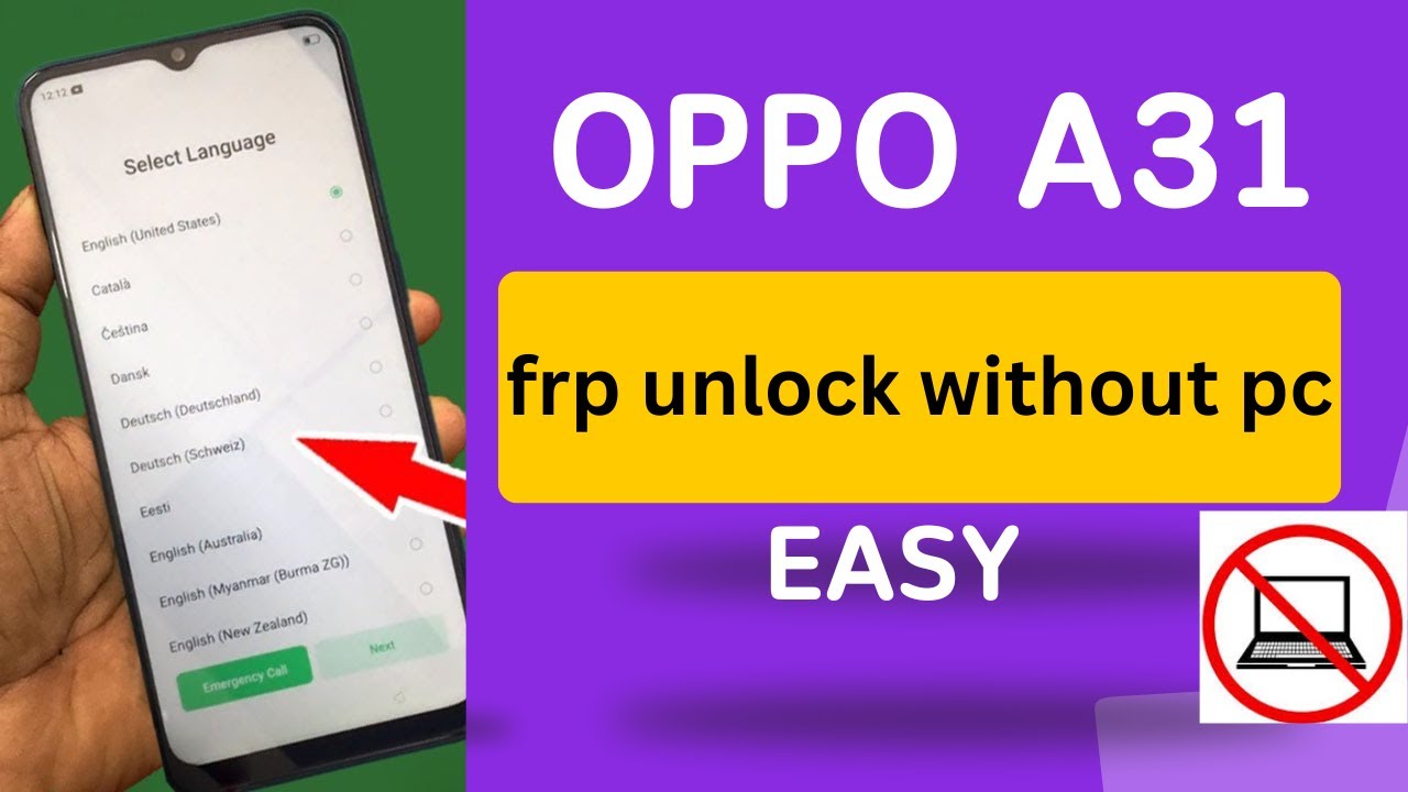 Bypass FRP on Oppo A31 Without Using a PC | 100% Bypass FRP on Oppo A31 Without Using a PC | 100%