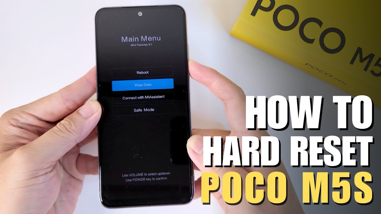 How to Hard Reset Xiaomi Poco M5s | Removing Password How to Hard Reset Xiaomi Poco M5s | Removing Password