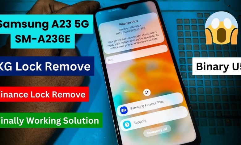 Samsung A23 5G SM A236E U5 KG Lock Remove Permanent | Samsung A23 5G SM A236E U5 KG Lock Remove Permanent |