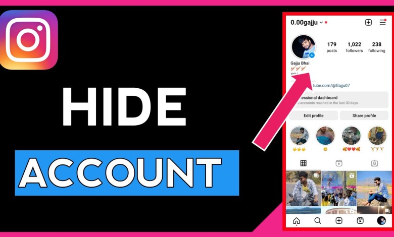 How To Hide My Instagram Account 2024 in iPhone & How To Hide My Instagram Account 2024 in iPhone &