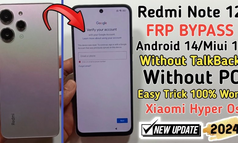 Redmi Note 12 FRP Bypass Android 14/Miui 14 | Without Redmi Note 12 FRP Bypass Android 14/Miui 14 | Without