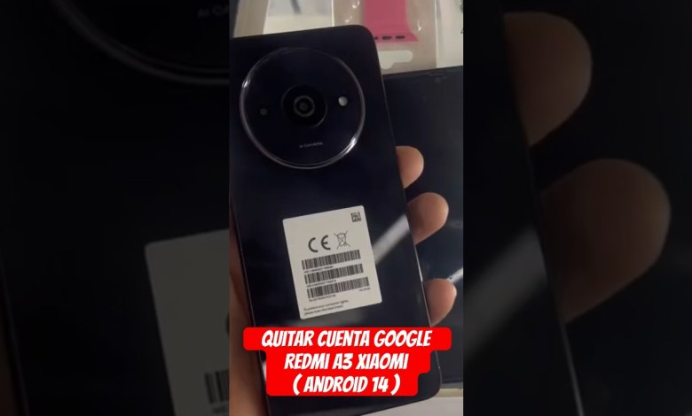 Remove Google account Redmi A3 Xiaomi (Android 14) Remove Google account Redmi A3 Xiaomi (Android 14)