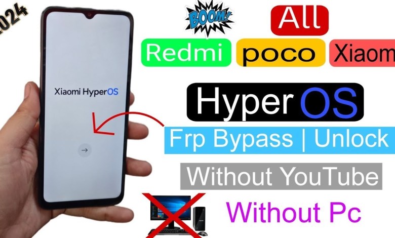 All Redmi, Poco Xiaomi HyperOS FRP Bypass | Android 14 All Redmi, Poco Xiaomi HyperOS FRP Bypass | Android 14
