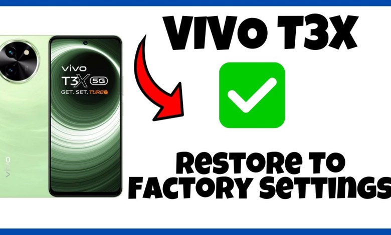 Vivo T3x Factory Data Reset || Hard Reset || Reset All Vivo T3x Factory Data Reset || Hard Reset || Reset All