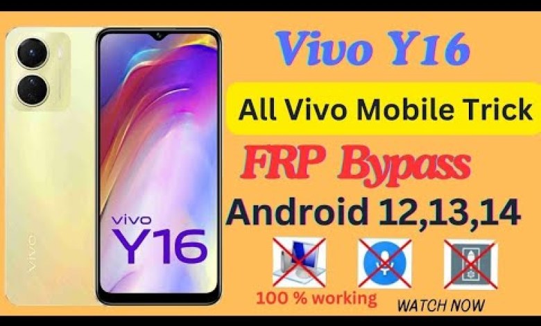 Vivo Y16 Frp Bypass || Vivo Y16 google Account Bypass Vivo Y16 Frp Bypass || Vivo Y16 google Account Bypass