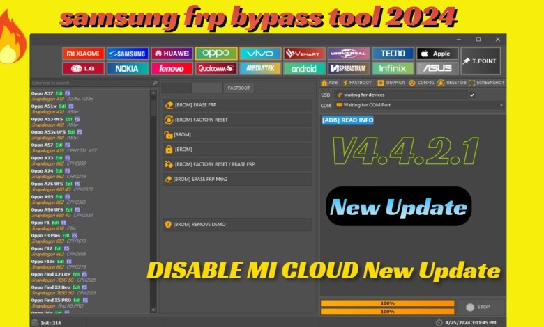 New tool update fix V4.4.2.1 | SAMSUNG FRP BYPASS 2024 New tool update fix V4.4.2.1 | SAMSUNG FRP BYPASS 2024