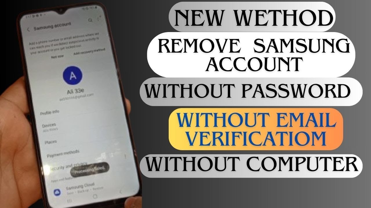 How To Remove Samsung Account Without Password No How To Remove Samsung Account Without Password No