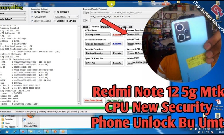 Redmi Note 12 5g Mtk Cpu New Security Phone Unlock In Redmi Note 12 5g Mtk Cpu New Security Phone Unlock In