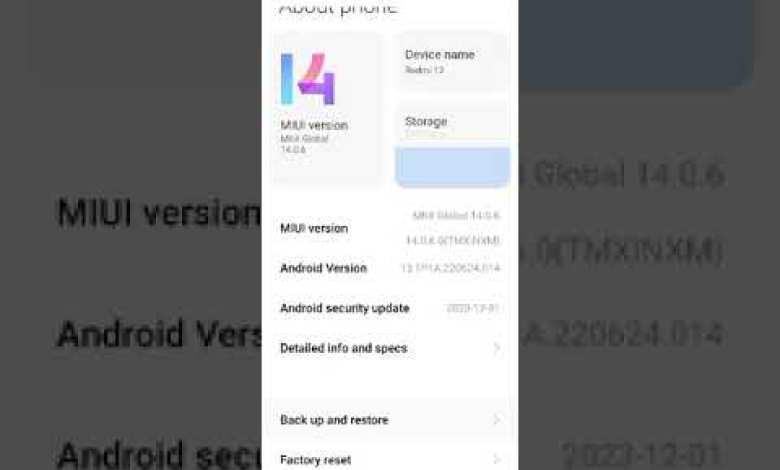 How To Do Factory Data Reset | Redmi 12 | Make Old How To Do Factory Data Reset | Redmi 12 | Make Old