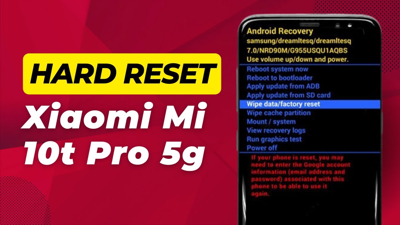 How To Hard Reset Xiaomi Mi 10t Pro 5g (Quick & Easy) How To Hard Reset Xiaomi Mi 10t Pro 5g (Quick & Easy)