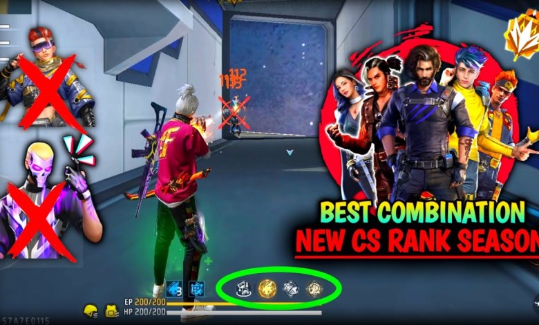 NEW CS RANK SEASON BEST CHARACTER COMBINATION || Best NEW CS RANK SEASON BEST CHARACTER COMBINATION || Best