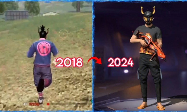 FREE FIRE OLD PLAYERS 2017 VS 2024 NEW PLAYER. FREE FIRE OLD PLAYERS 2017 VS 2024 NEW PLAYER.