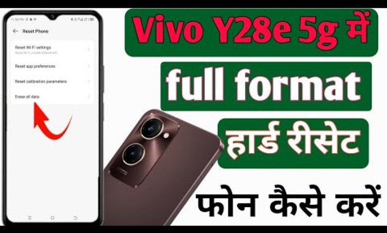 Vivo Y28e 5g mobile ko full reset kaise kare/how to Vivo Y28e 5g mobile ko full reset kaise kare/how to