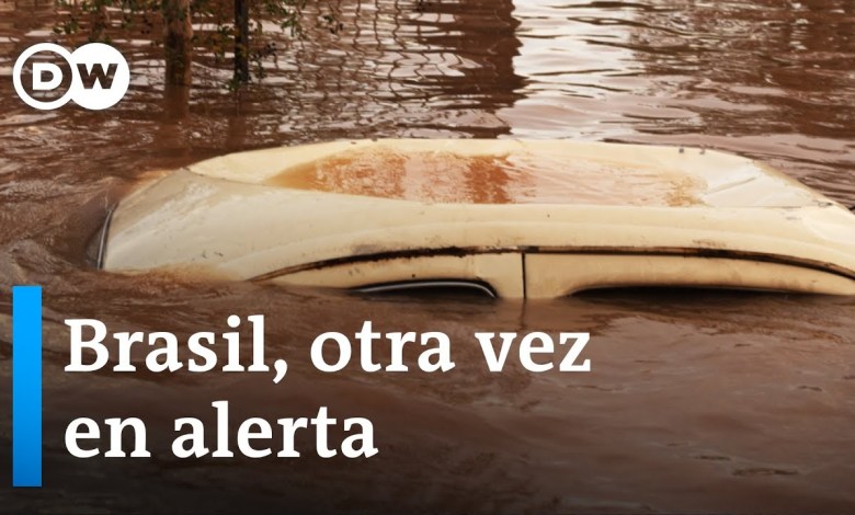 Brasil emite nueva alerta por lluvias e inundaciones Brasil emite nueva alerta por lluvias e inundaciones